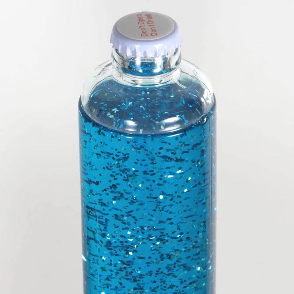 Lava lamp Volcan metal with blue Steinhauer 8712746177664