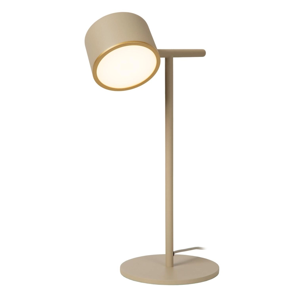 Table lamp Gian sand brown Lucide 5411212421135