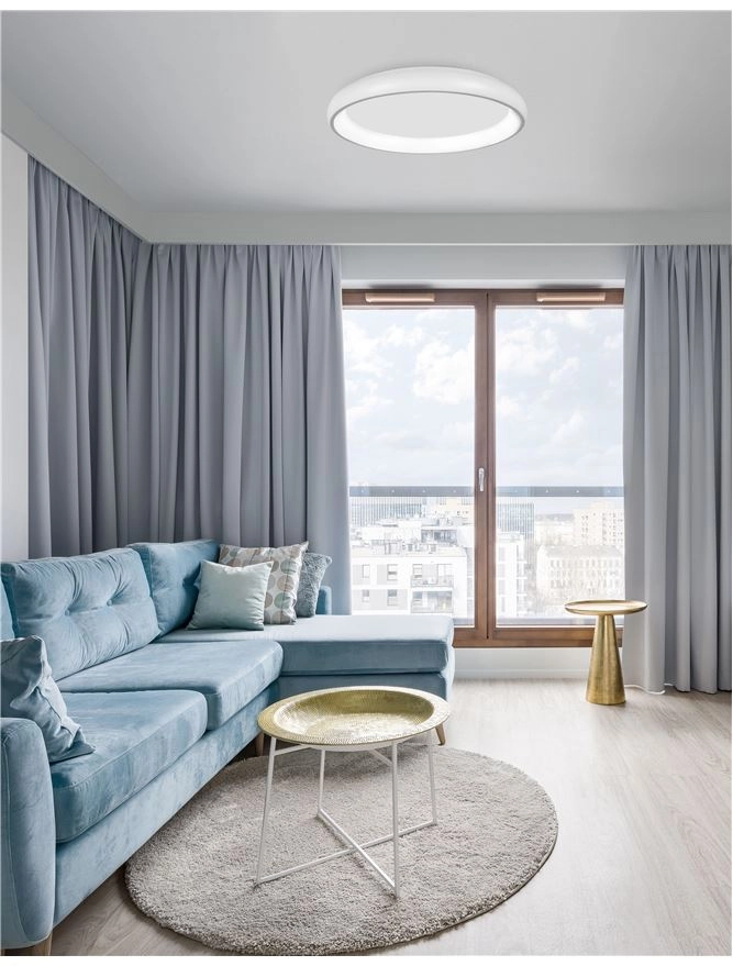 Ceiling lamp Albi white Ø 81cm Lyora 5212017416988