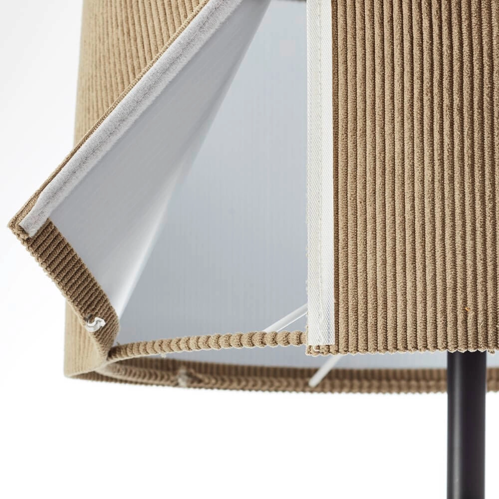 Design floor lamp Tony grey Ø 35cm Brilliant 4004353446252