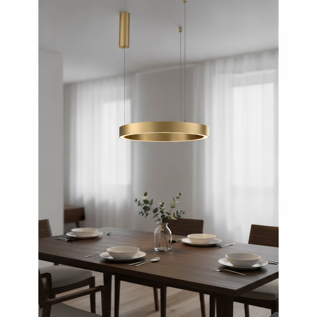 Design pendant lamp Sting gold Ø 60cm