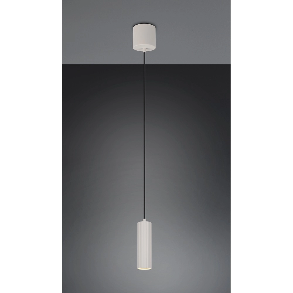 Design pendant lamp Soka Ø 9cm grey Trio 4017807658491