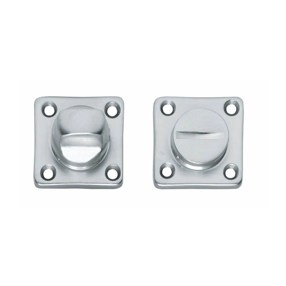 Toilet closure Tira Screw hole matt chrome