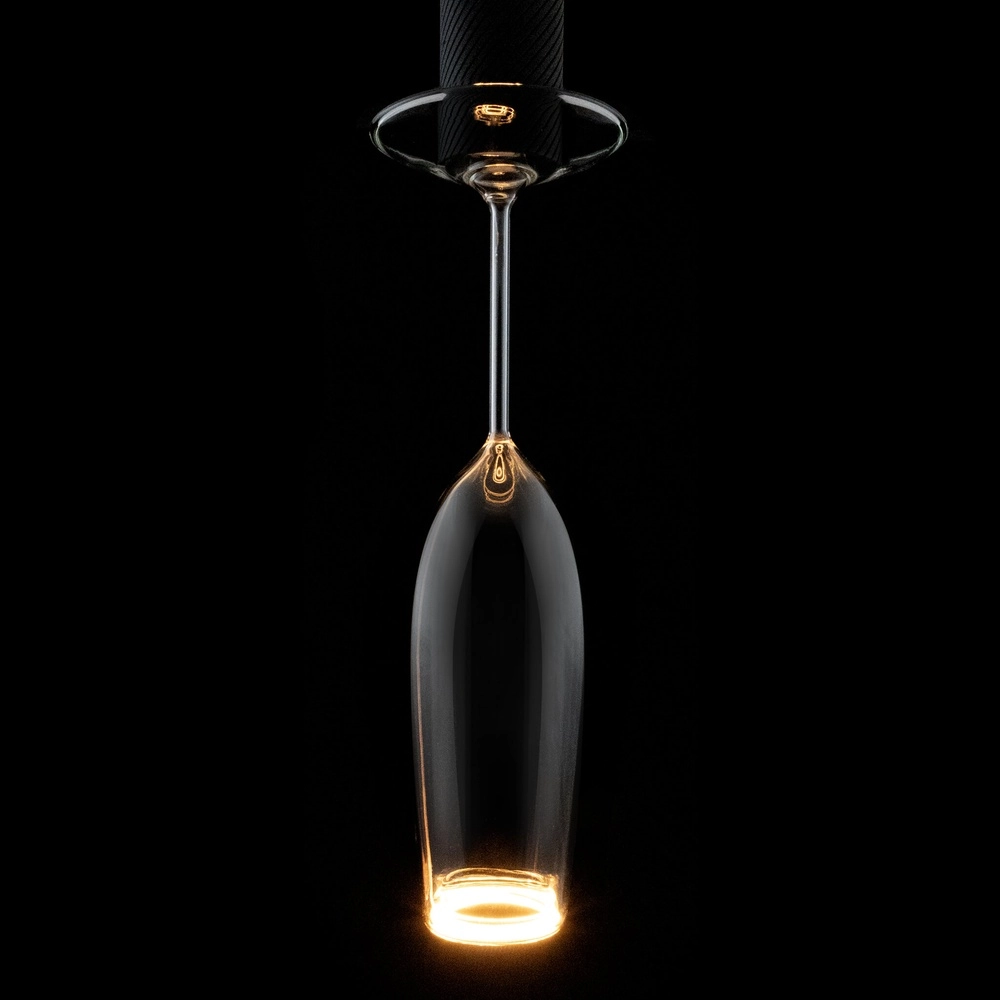 Champagne glass light source Floating clear - 4W - E27 - 400lm - 2200K - Ø 8cm