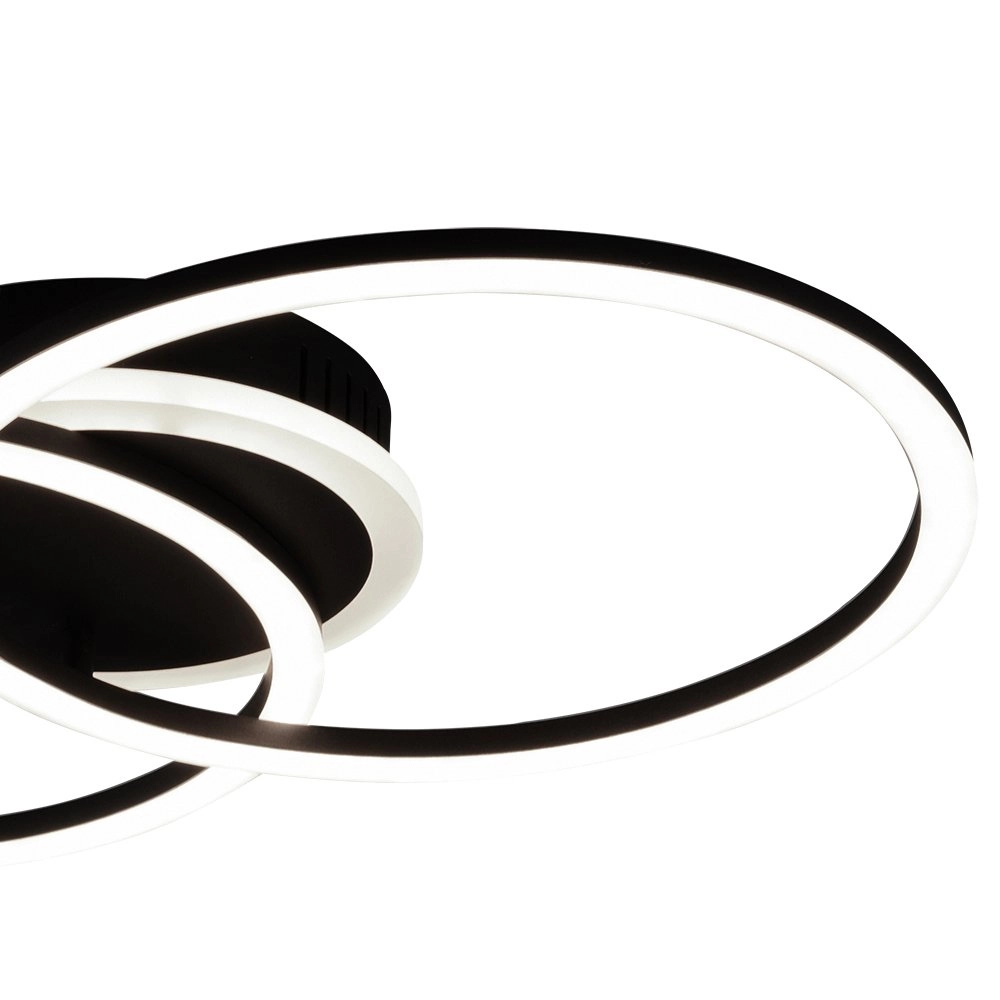 Black ceiling lamp Venida Trio 4017807445053