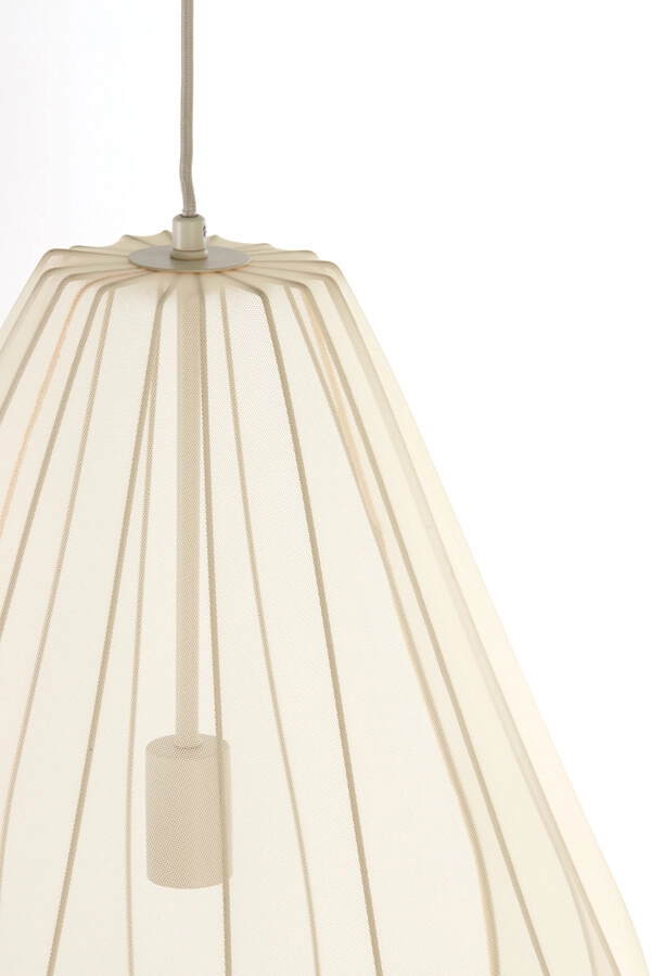 Japandi pendant lamp Itela cream Ø 50cm Light & Living 8717807702762