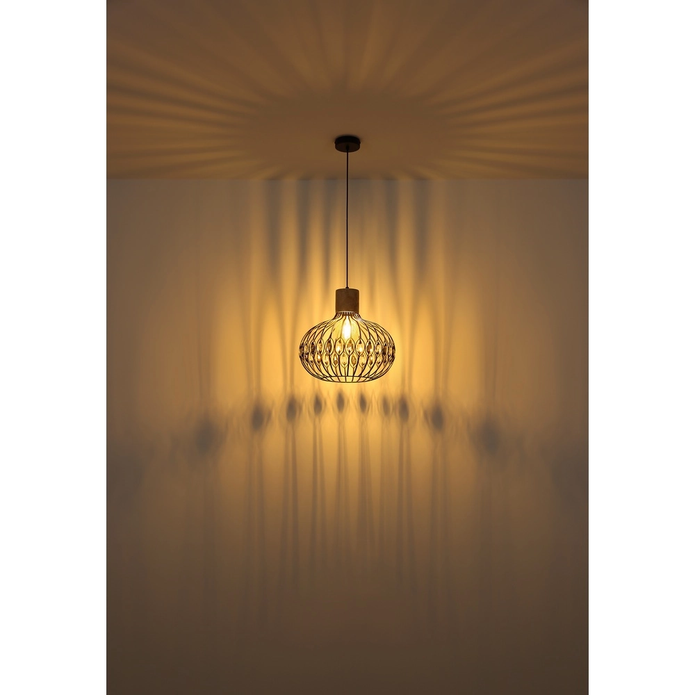 Pendant lamp Dorthy Country Black Globo 9007371578061