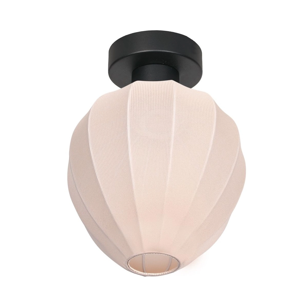 Ceiling lamp Bloeba cream shade Ø 25cm