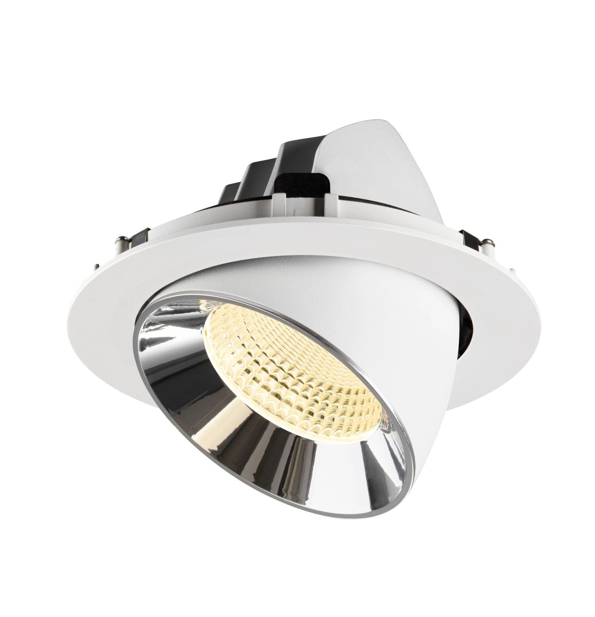 Recessed spotlight Numinos Gimble XL white/chrome 3000K - 55deg SLV 4024163308557