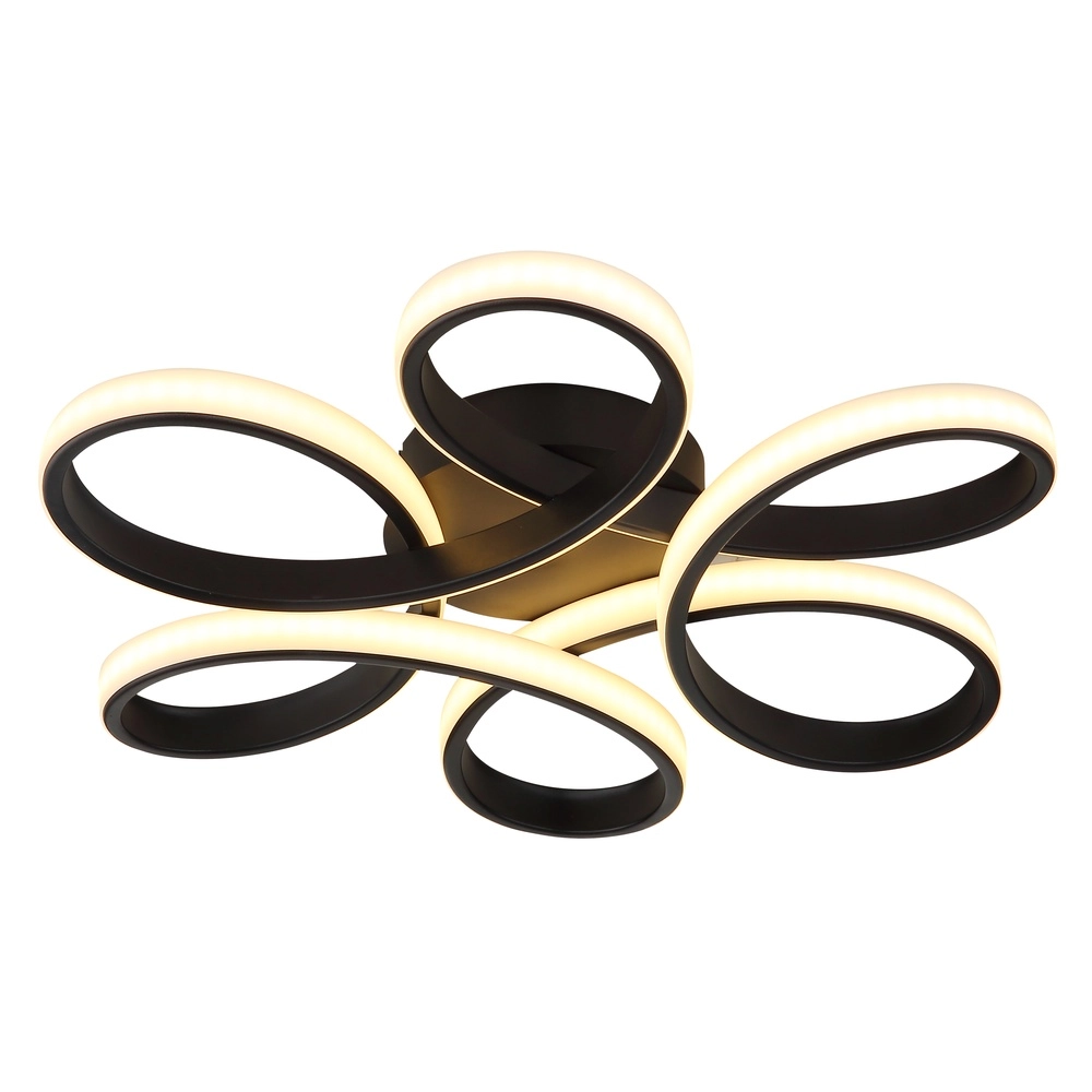 Design ceiling lamp Orbita Black Globo 9007371593309