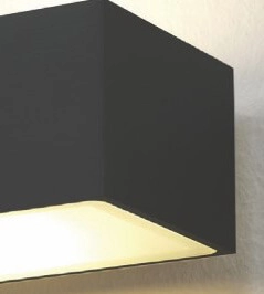 LED facade spotlight Eindh 13cm - black Artdelight 8719831733514