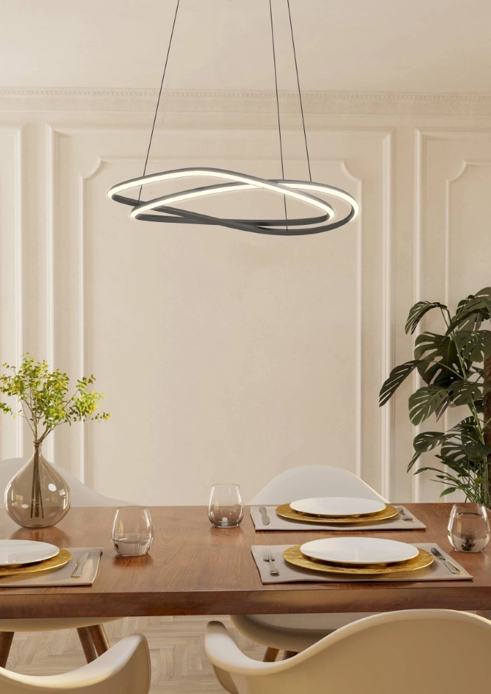 Design pendant lamp Guntin Adjustable Grey Stars of Light 9008606357802