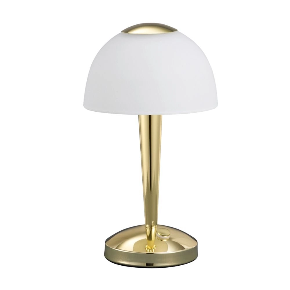 LED table lamp shade Series 5299 brass