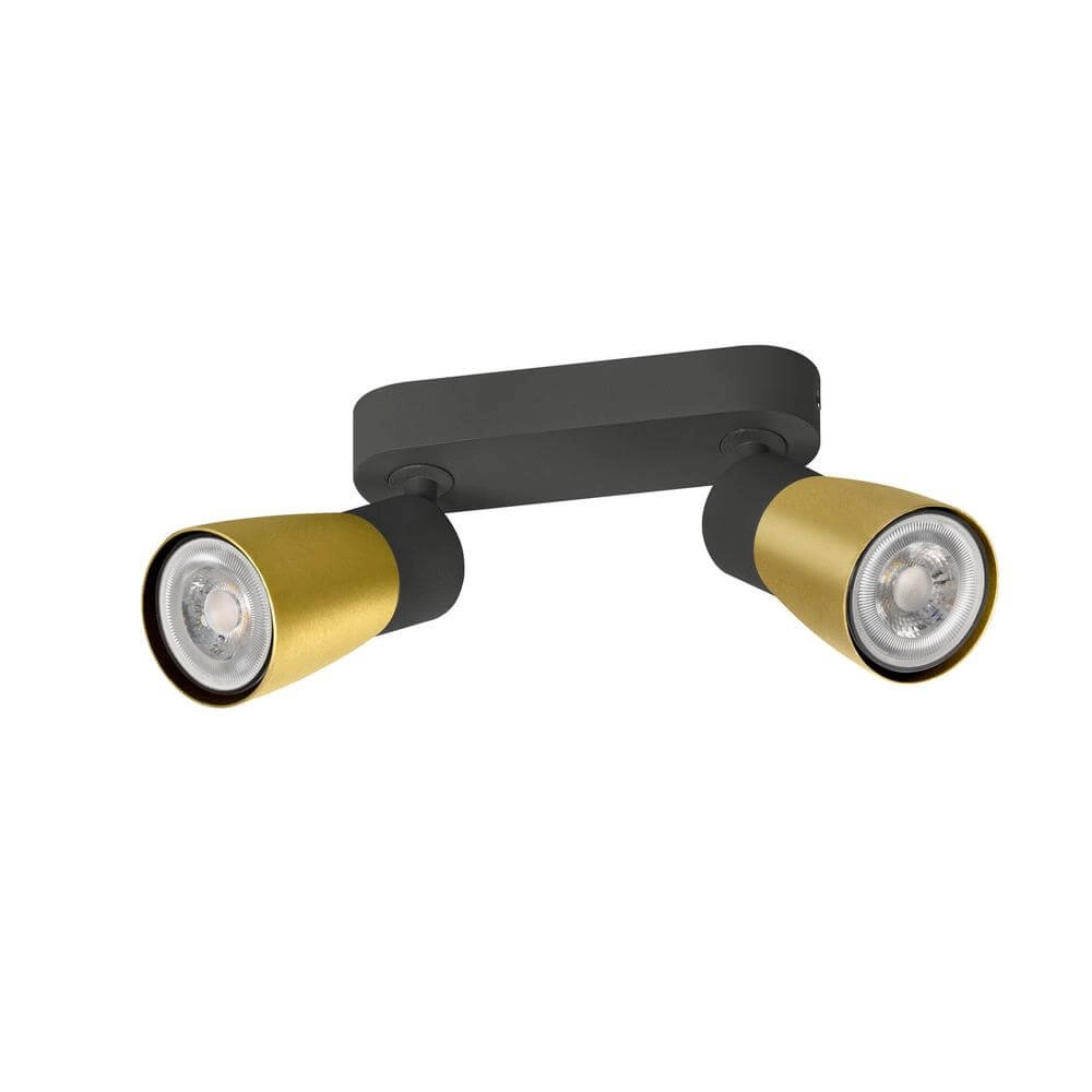 Double spot Puri 2.0 Dome black-gold SLV 4024163293563