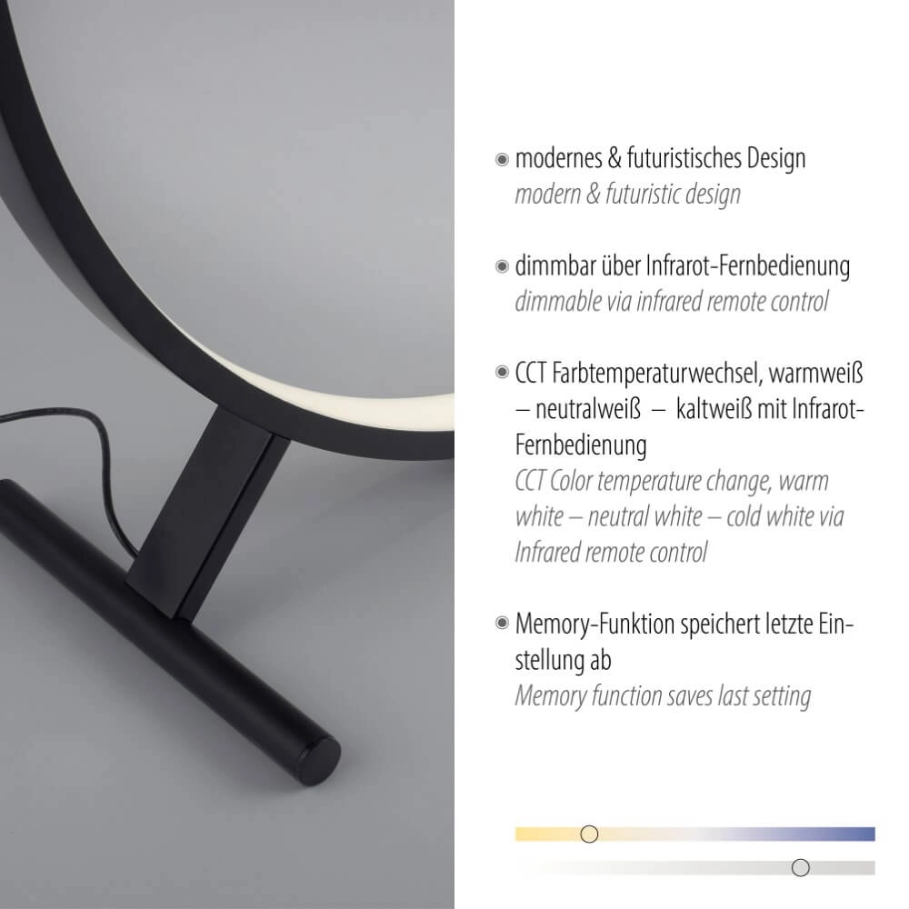 Floor lamp Hula unique design Ø 80cm Paul Neuhaus 4012248373316