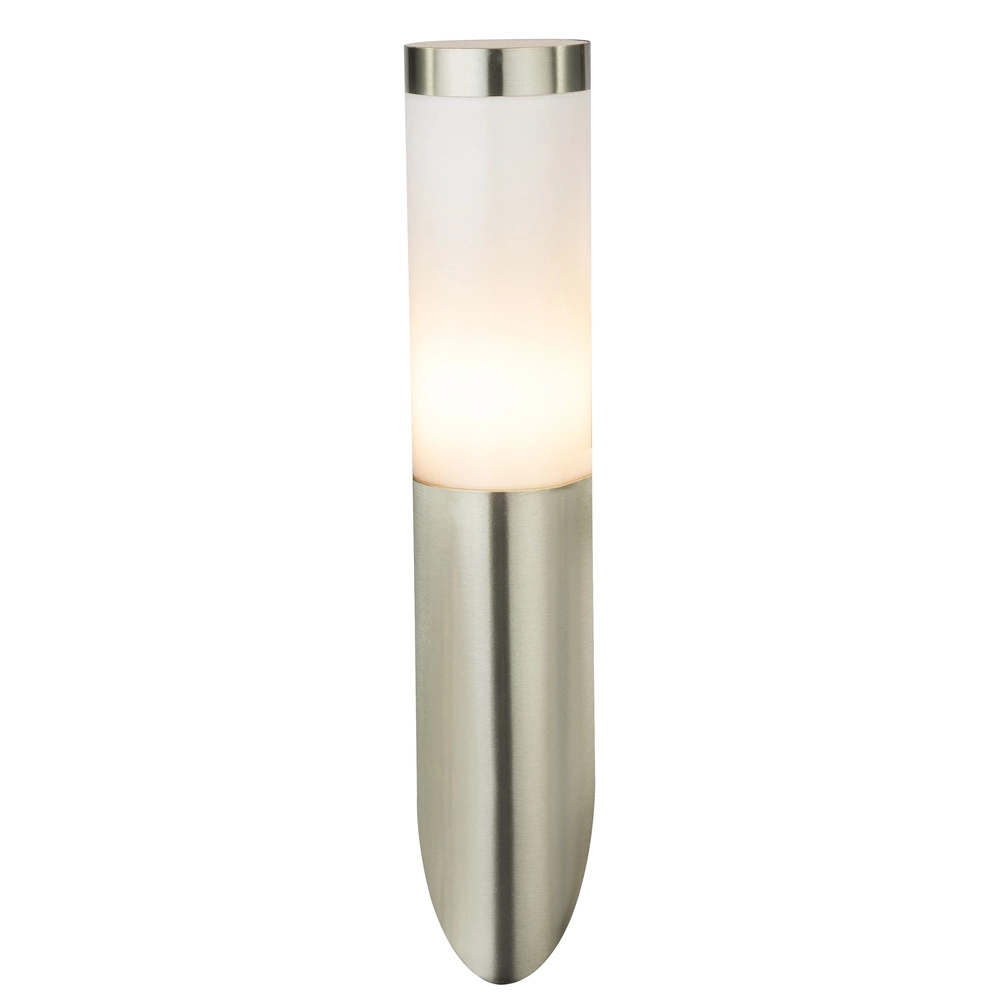 Outdoor lamp Boston Stainless steel with white Globo 9007371107353
