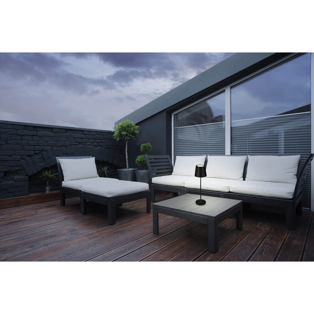 Black table lamp Cabozo Rechargeable Eglo 9002759757946