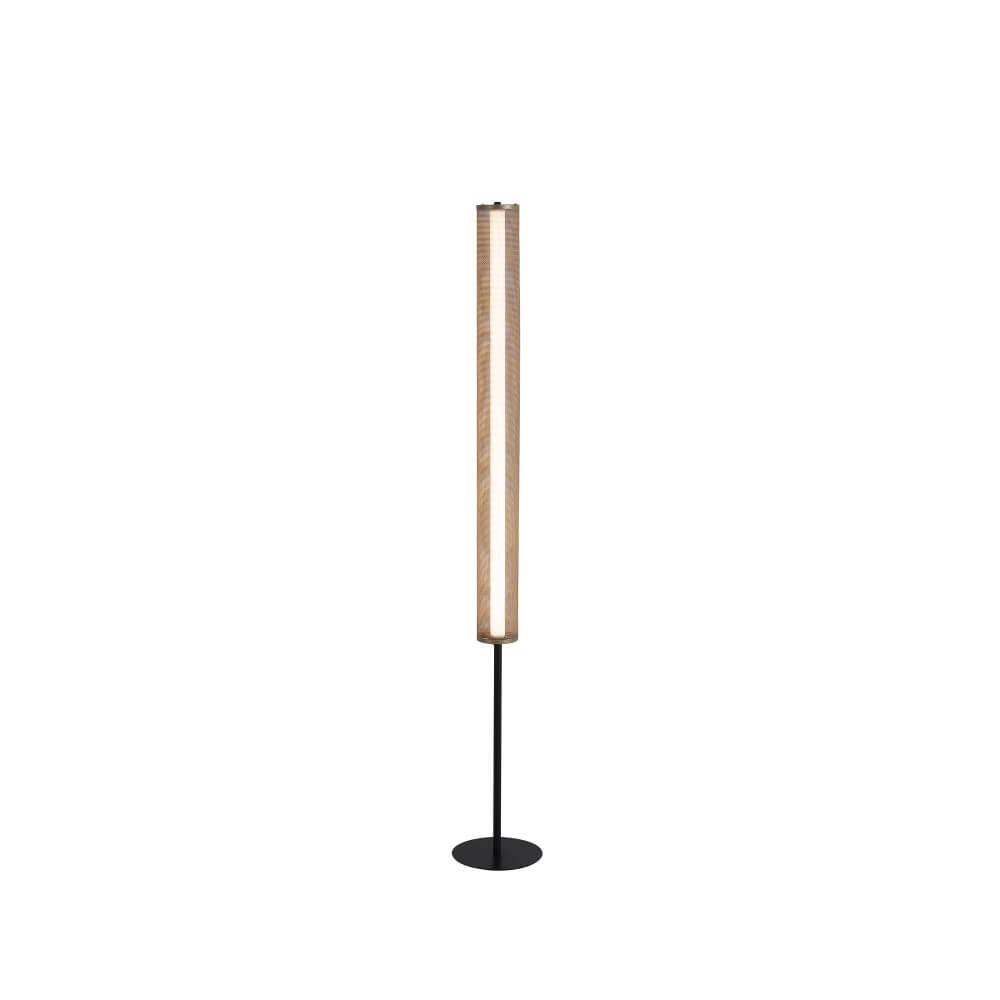 Floor lamp Thread Black with Gold Mesh