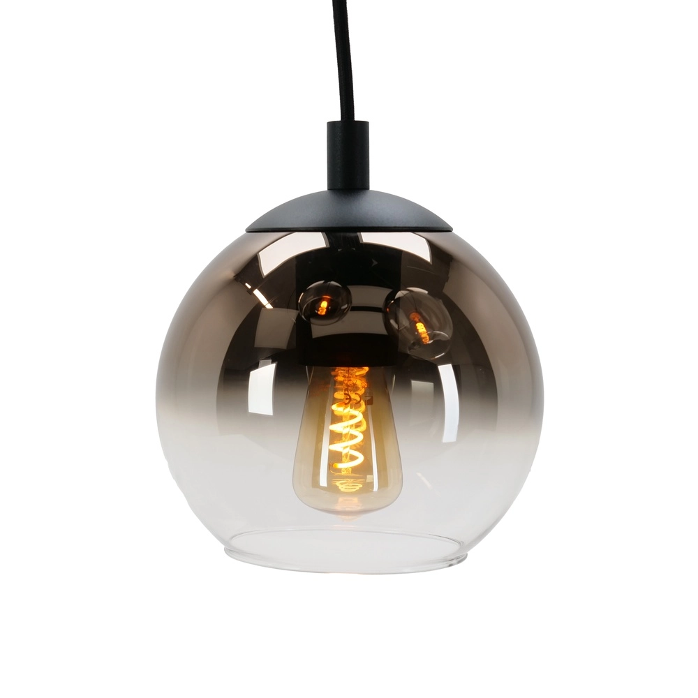 Pendant lamp Ariscani 1 3-light black round Eglo 9008606358069