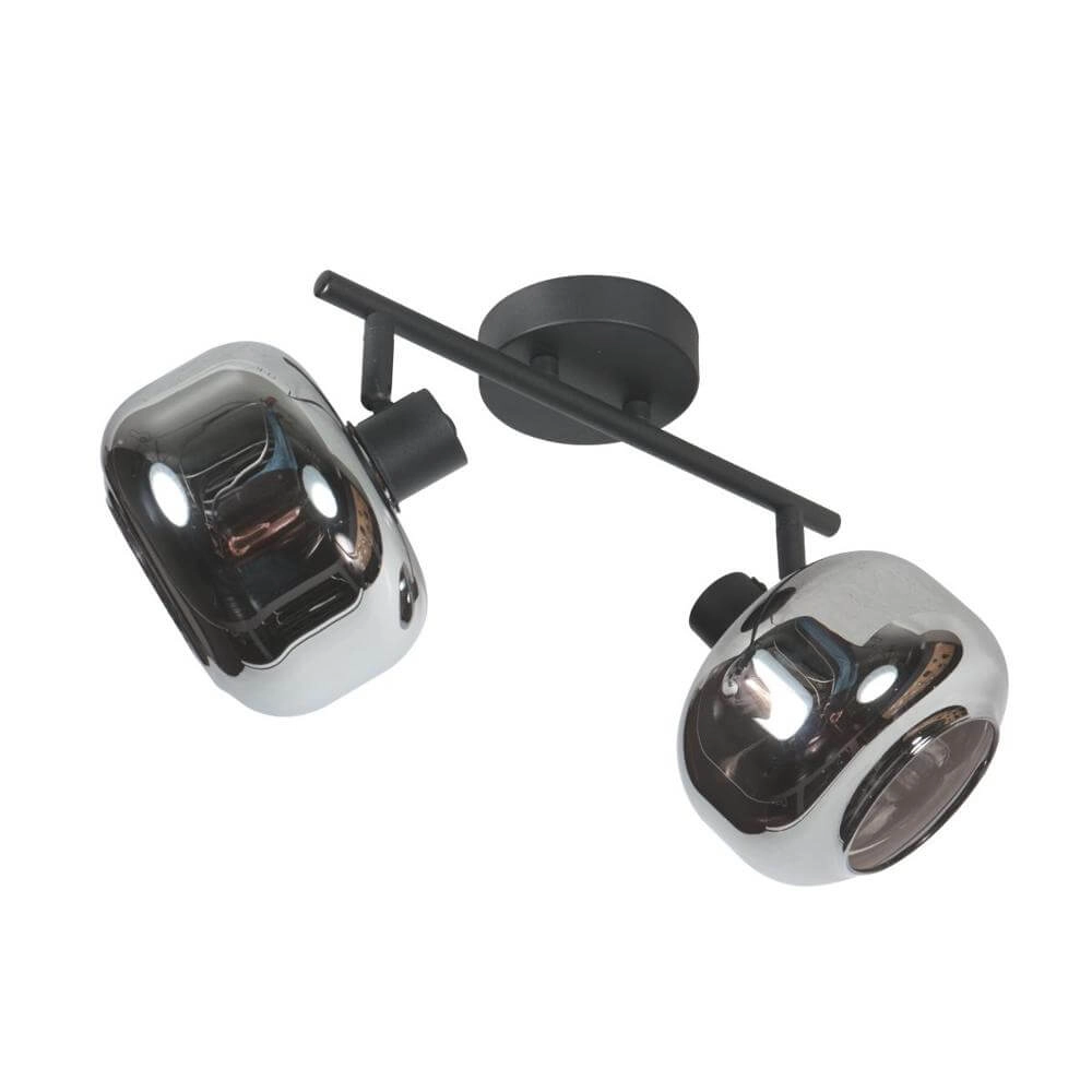 Black ceiling lamp Tenebris double Steinhauer 8712746178104