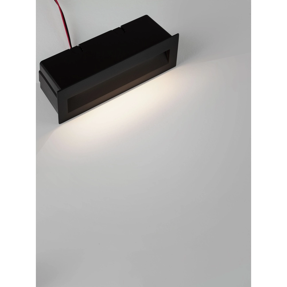 Recessed wall lamp Drat Black Lyora 5212017498021