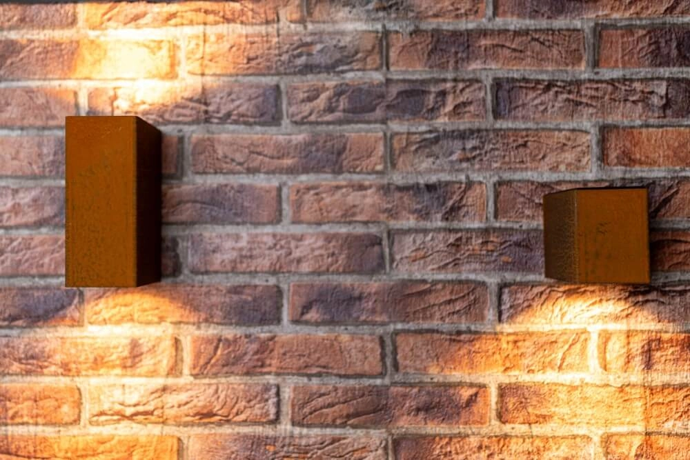 Wall lighting Gis Up - Down corten LightLux 6150810177158