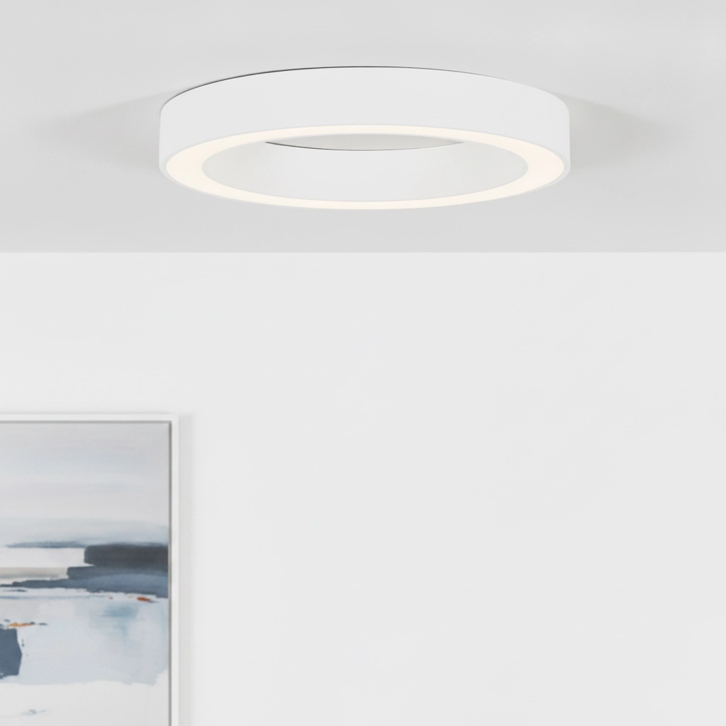 Ceiling lamp Morbido white Ø 60cm