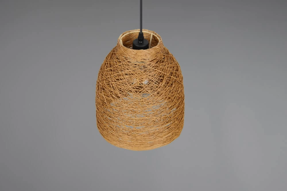 Paper pendant lamp Joeline Ø 25cm Trio 4017807637250