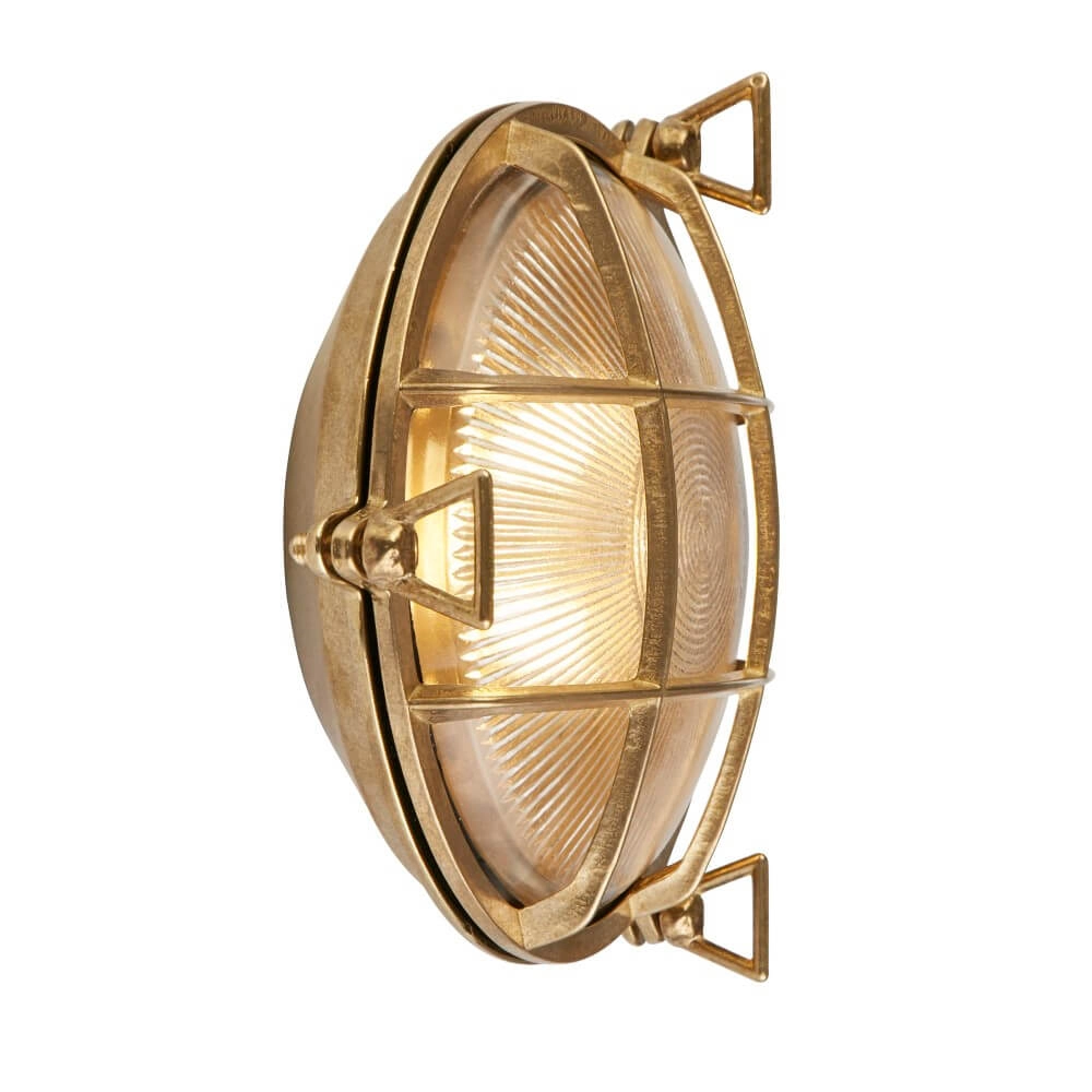 Classic wall lamp Bulkhead gold Searchlight 5053423247403