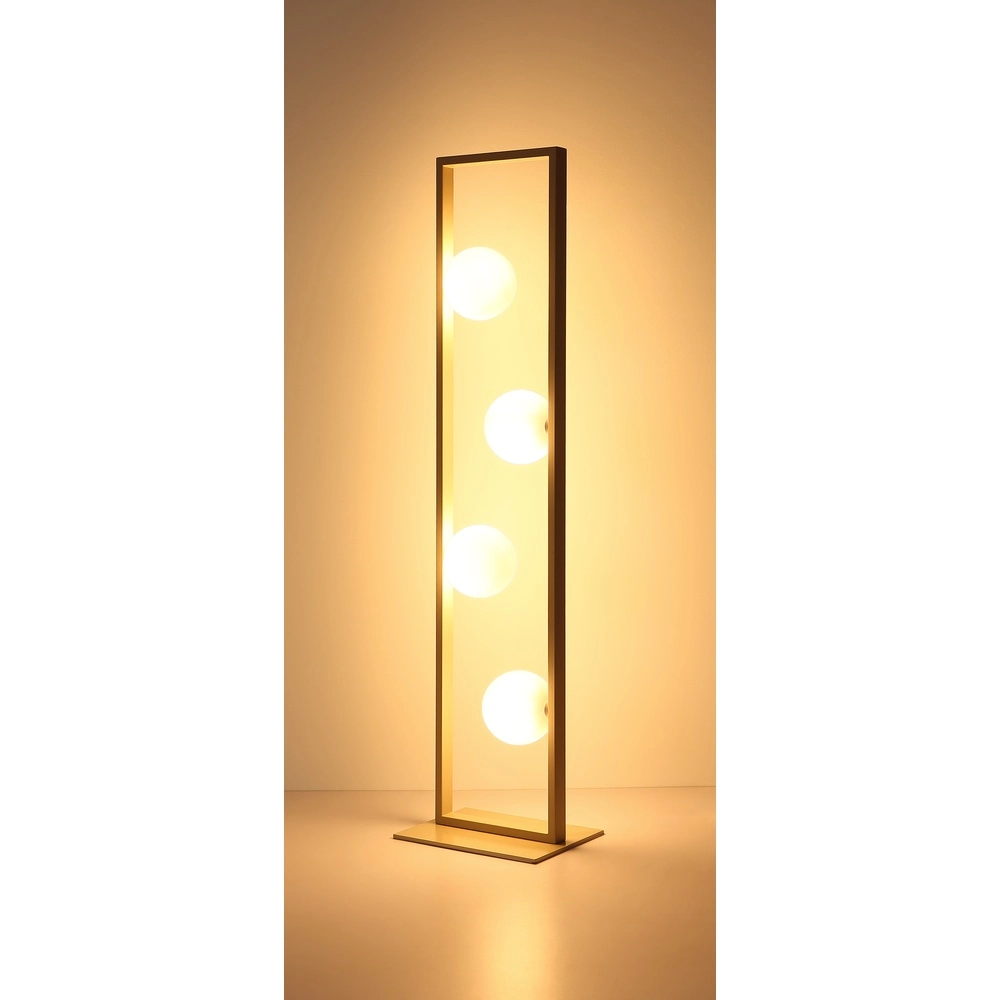 Design floor lamp Nanda sand brown Globo 9007371579037