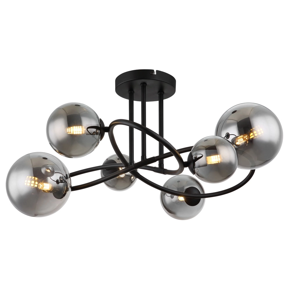 Black ceiling lamp Riha Design