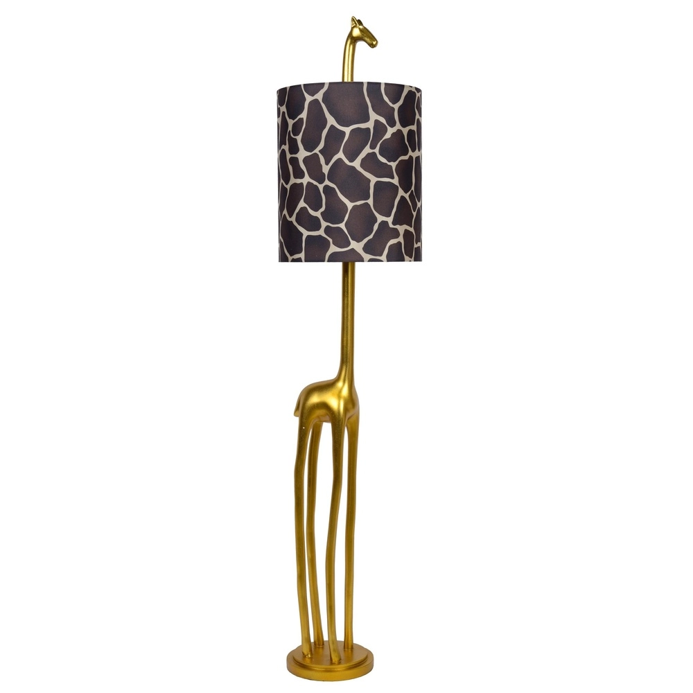 Table lamp Extravaganza Miss Tall giraffe gold with black