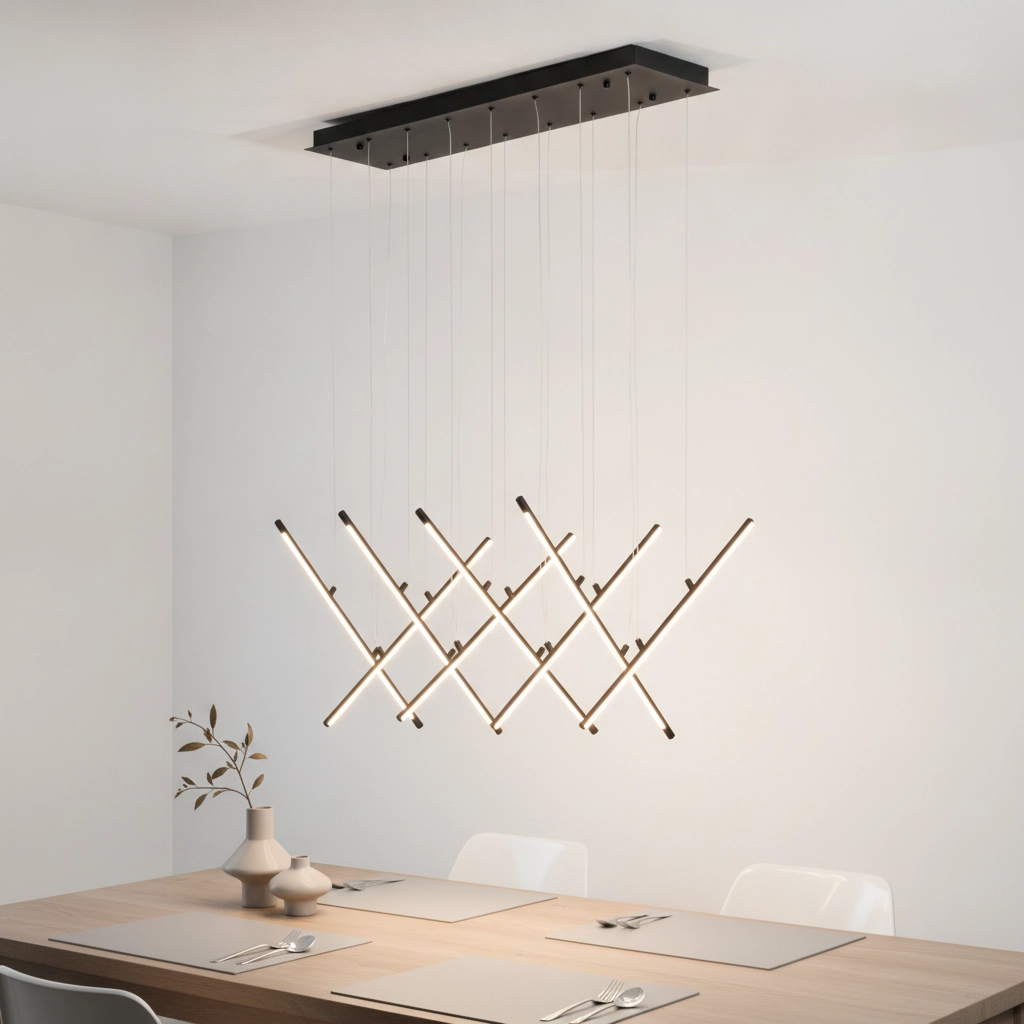 Design pendant lamp Elettra black