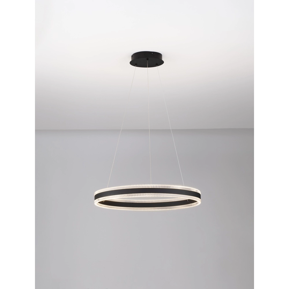 Design pendant lamp Alaro black single Lyora 5212017459619