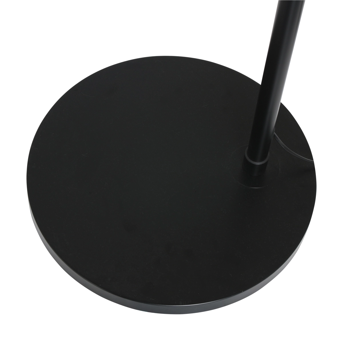 Arc lamp Sparkled black with velvet taupe hood Steinhauer 8712746145984