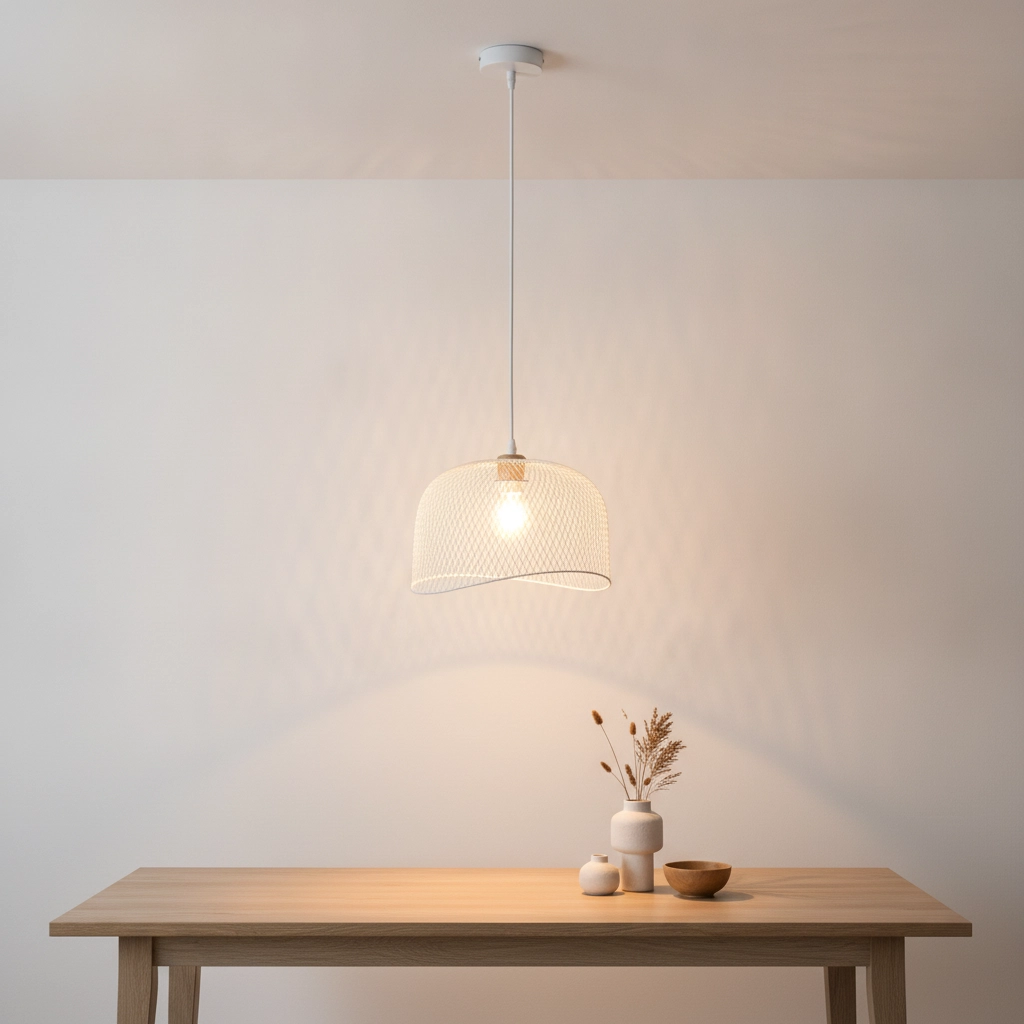 Cage lamp Lyron white