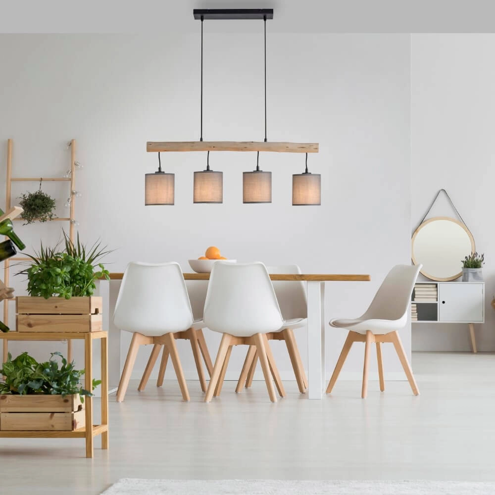 Country Pendant Lamp Green Tribu Taupe Just Light 4043689995171