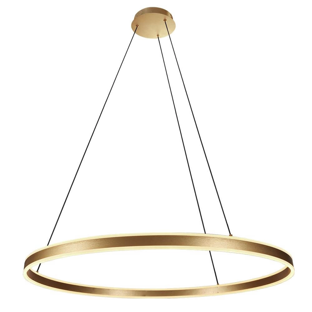Design pendant lamp Ringlux gold Ø 100cm