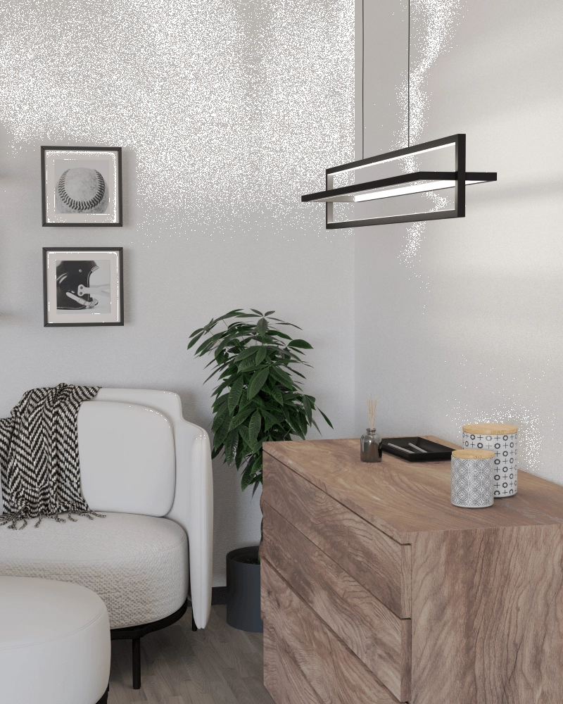Led pendant light Siberia black Eglo 9008606244058