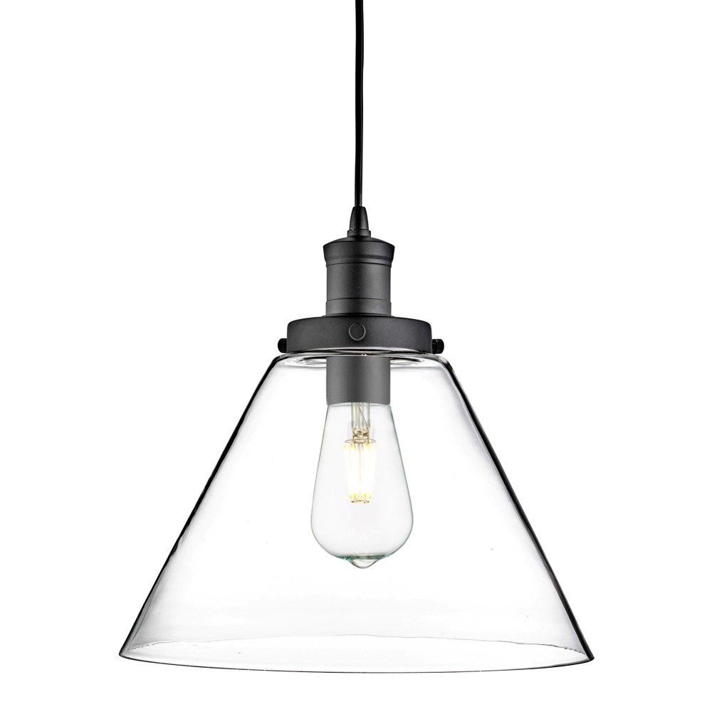 Pendant lamp Pyramid Ø 29cm black