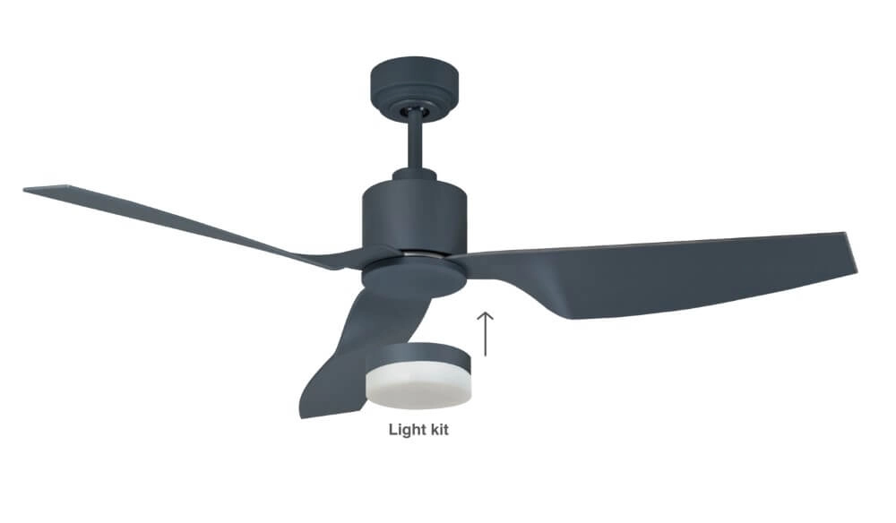 Black ceiling fan Airfusion Climate II Ø 127cm Beacon 9333509091141