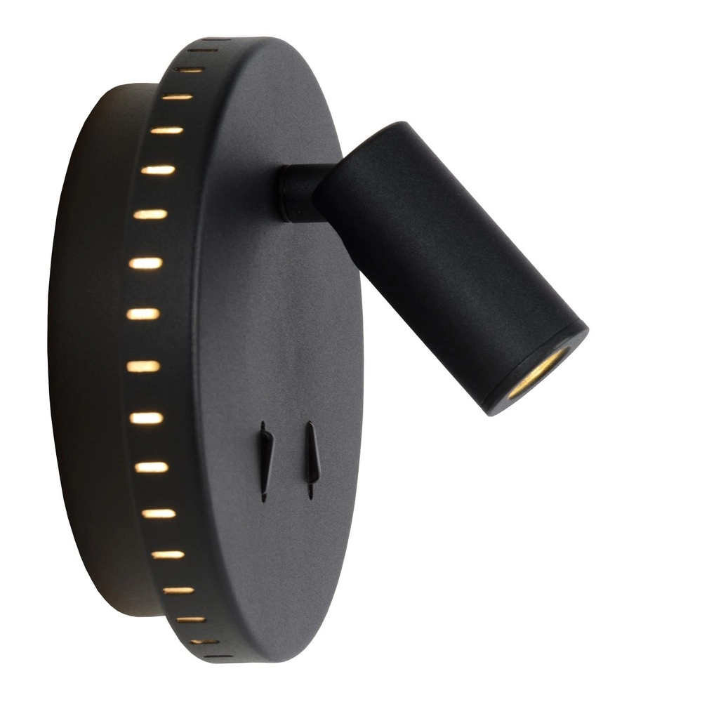 Bedside lamp Bentjer Black Lucide 5411212791641