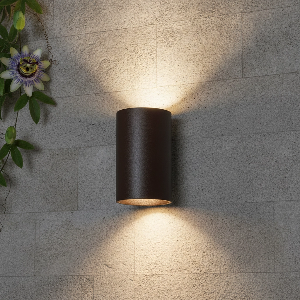 Single wall spot Brody 7cm - black