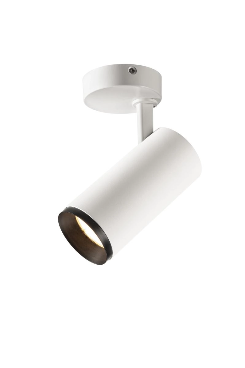 Surface-mounted spot Numinos M white/black 3000K - 60deg