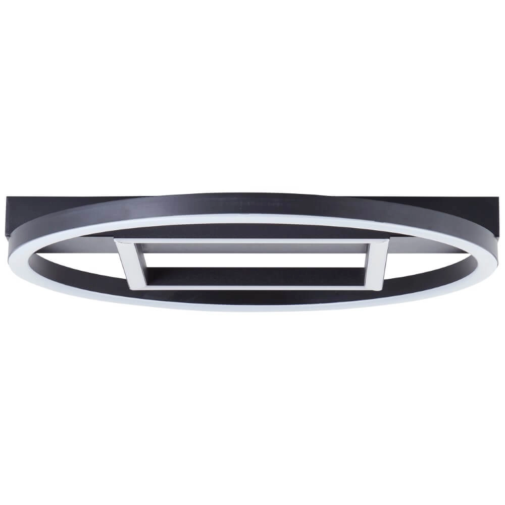 Ceiling light Maureen Ø 37cm with black square Brilliant 4004353420085