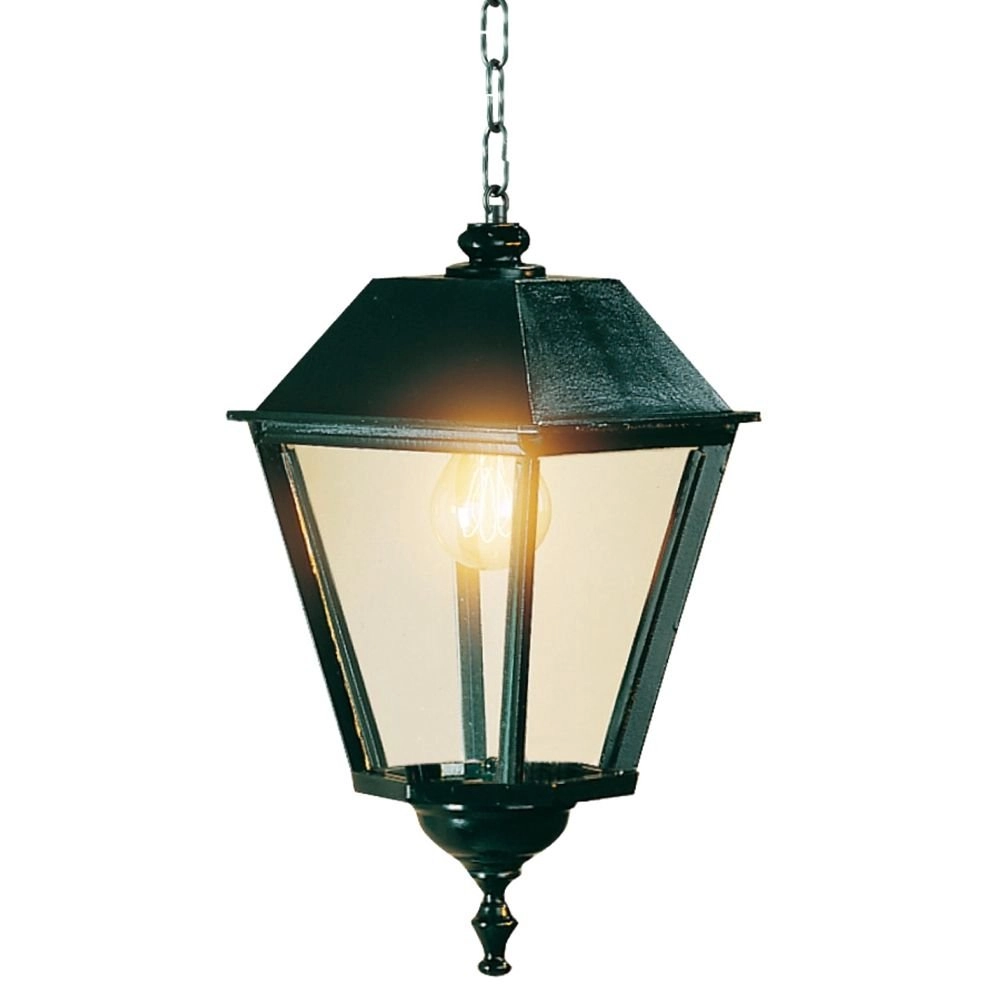 Porch hanging lamp Bergeijk Chain K6C black KS Verlichting 8714732148245
