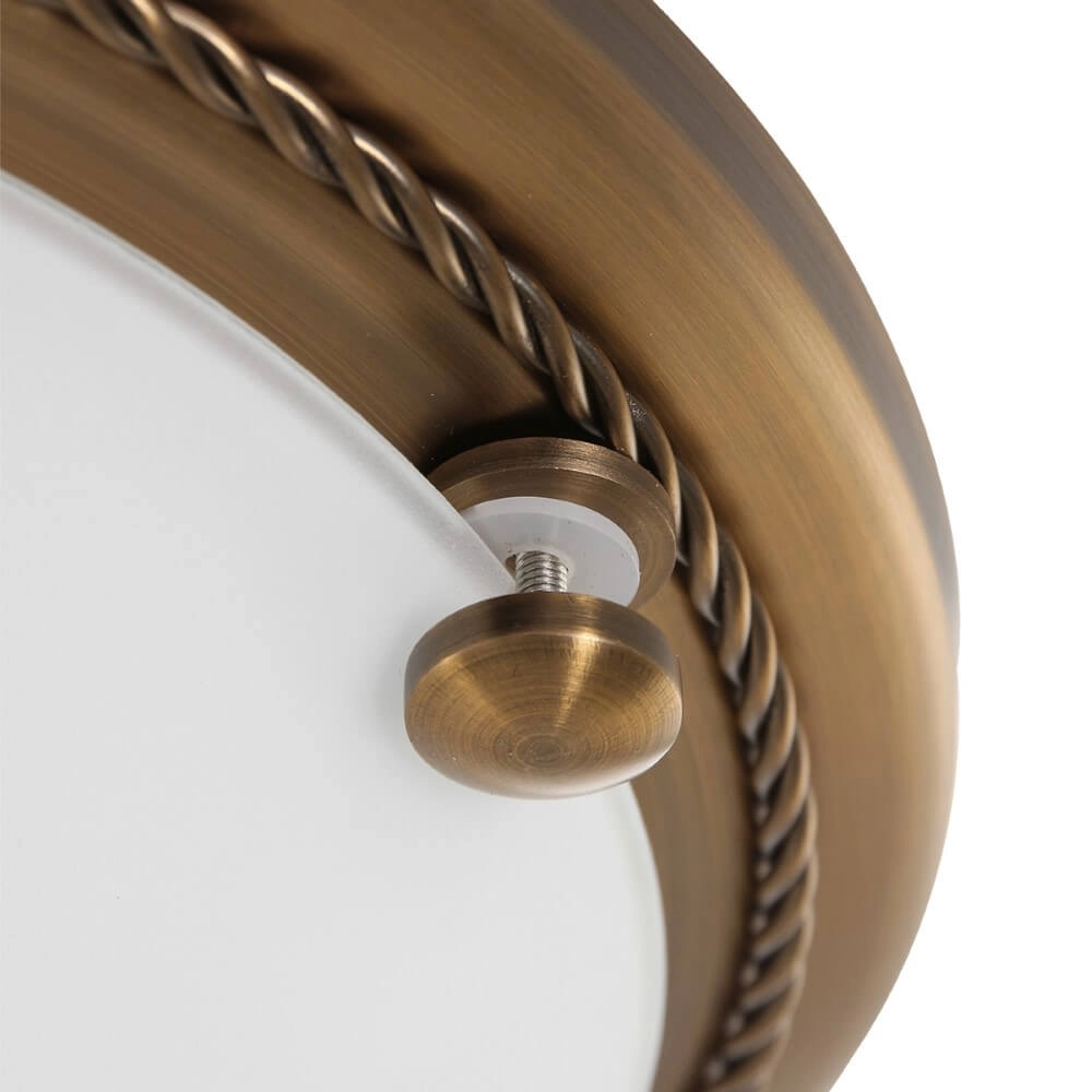 Lamp Ceiling and Wall or wall lamp 30cm bronze brown Steinhauer 8712746023077