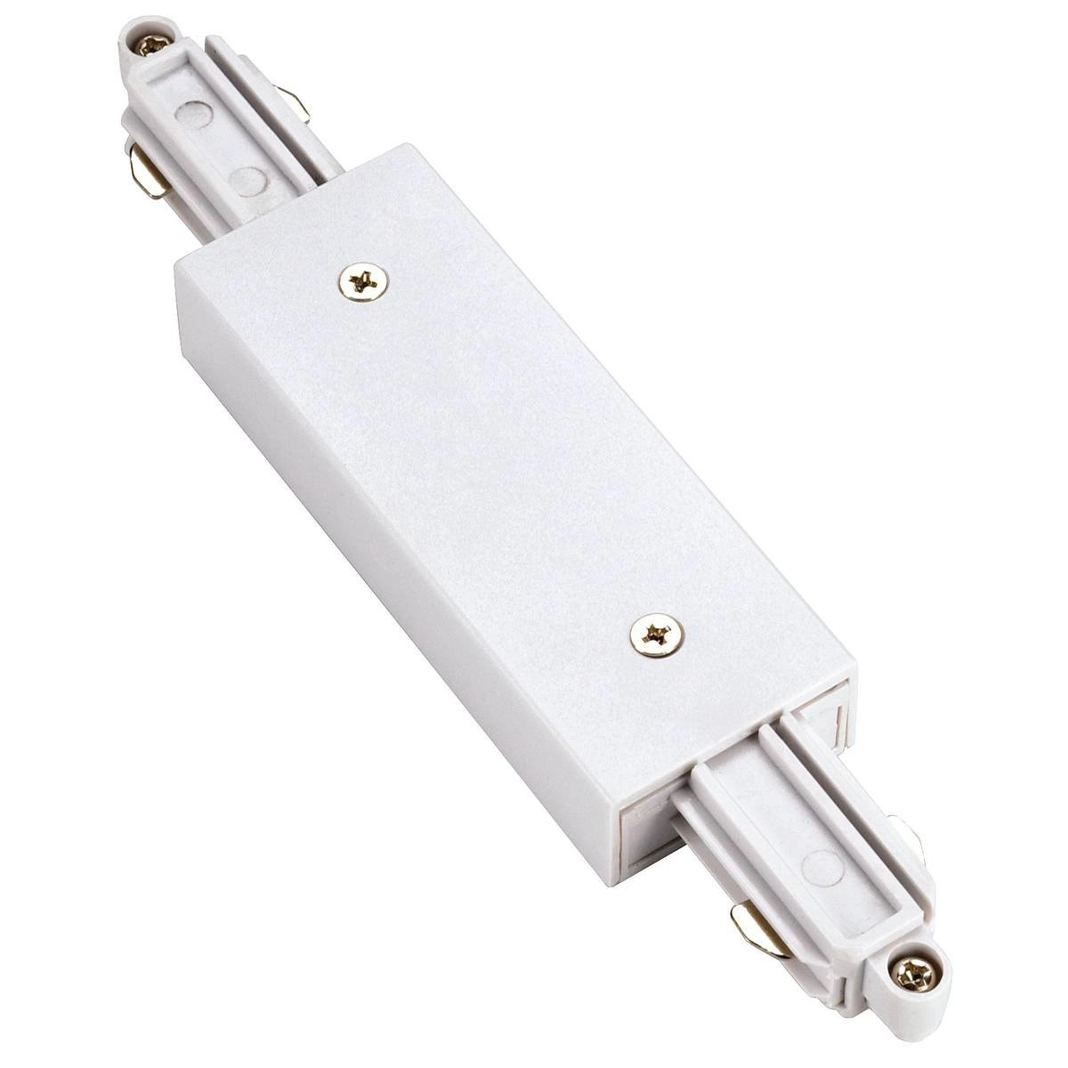 White Connector 1-Fase electrical longitudinal connector with power supply option