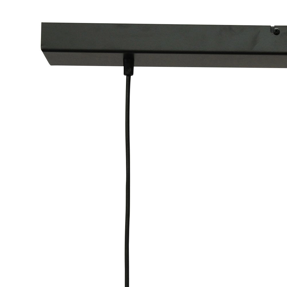 Black dining room hanging lamp Bounty 3-light cylindrical glass Masterlight 8718121247748