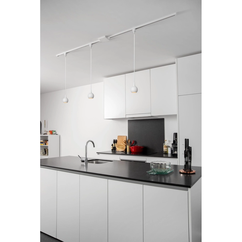 Rail pendant light Track Favori 1-phase white Lucide 5411212093882